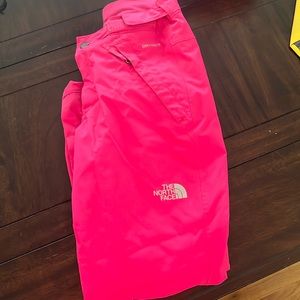 Girls North Face snow pants.